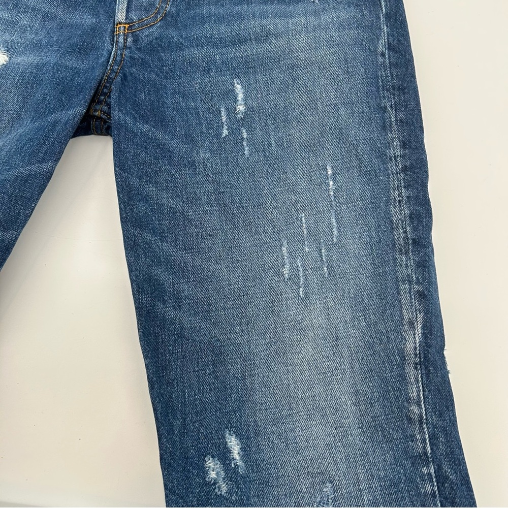 Boyish Billy Jeans in Mame Wash Heavily Distressed Button Fly Women’s Size 28 - Picture 4 of 16